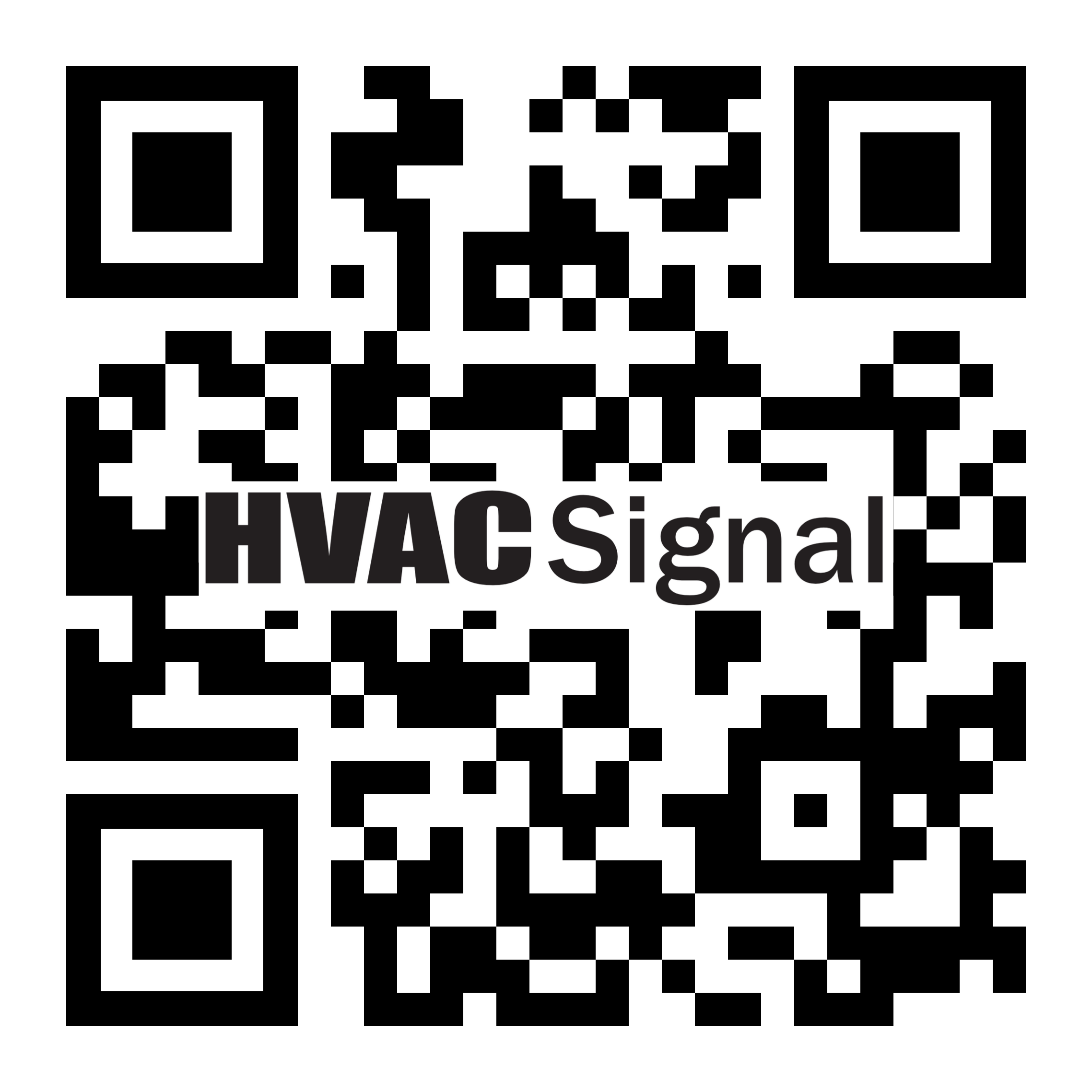 hvacSignal qr code link