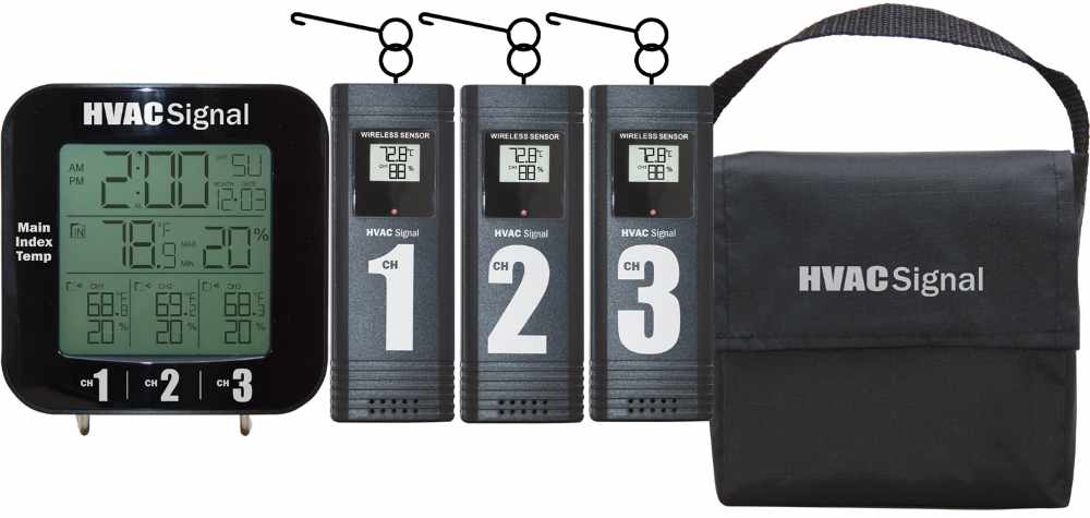 HVACSignal thermometer Kit Display